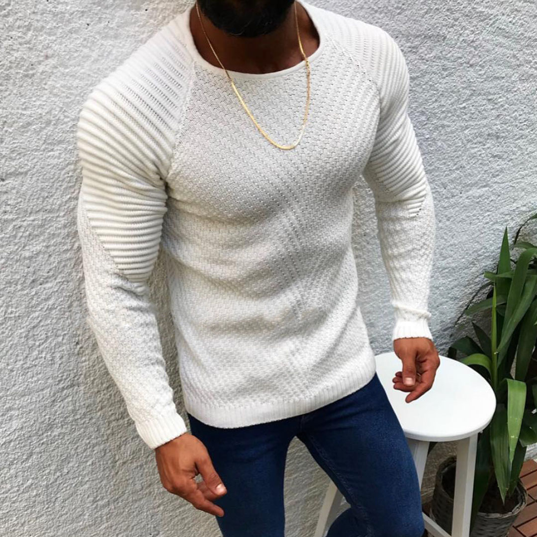Gymstugan Double Pattern Sweater Pullover