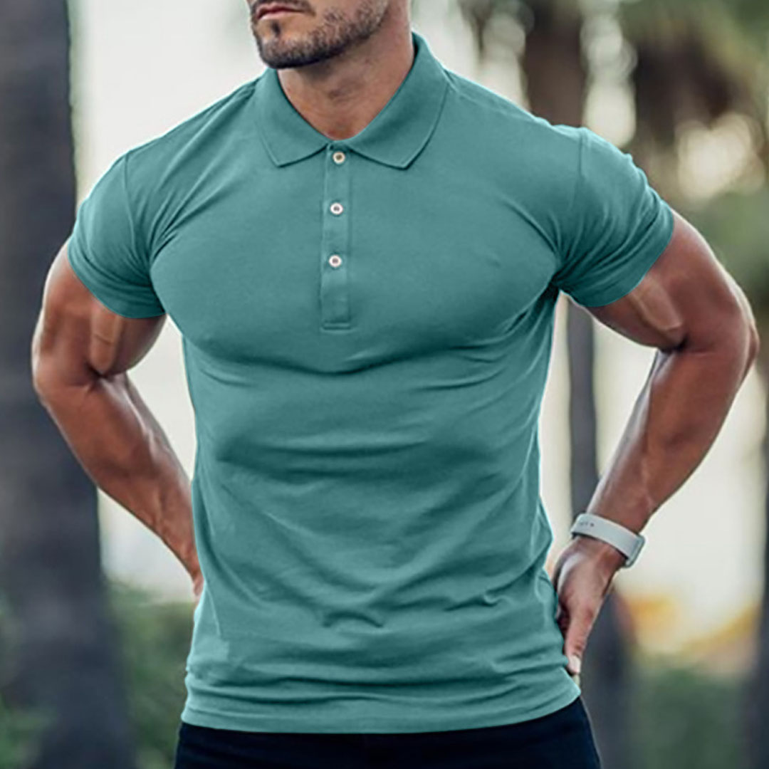 Men's Quick-Drying Golf Polo Collar T-Shirt