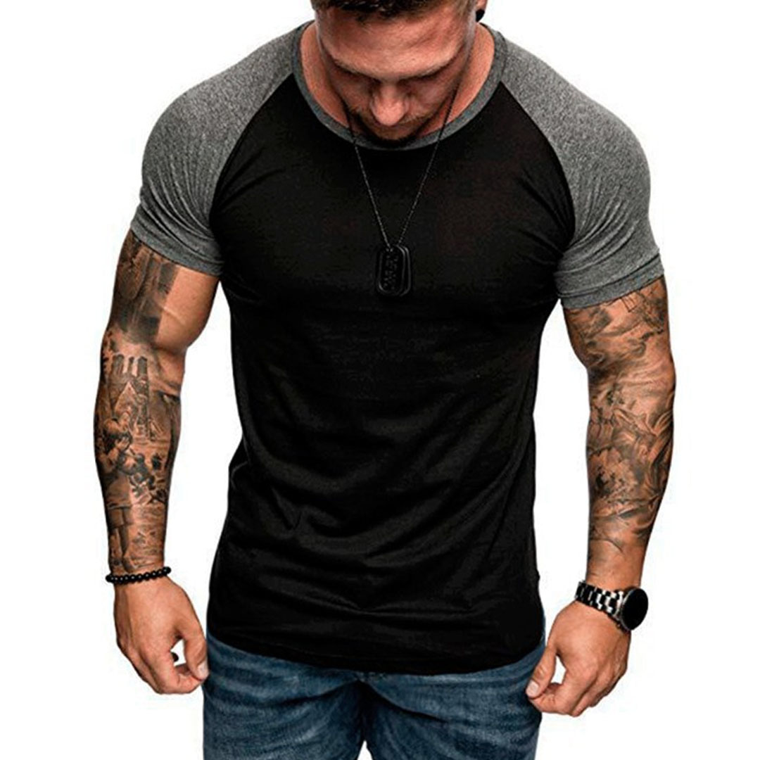 Men's Casual Round Collar T-shirt