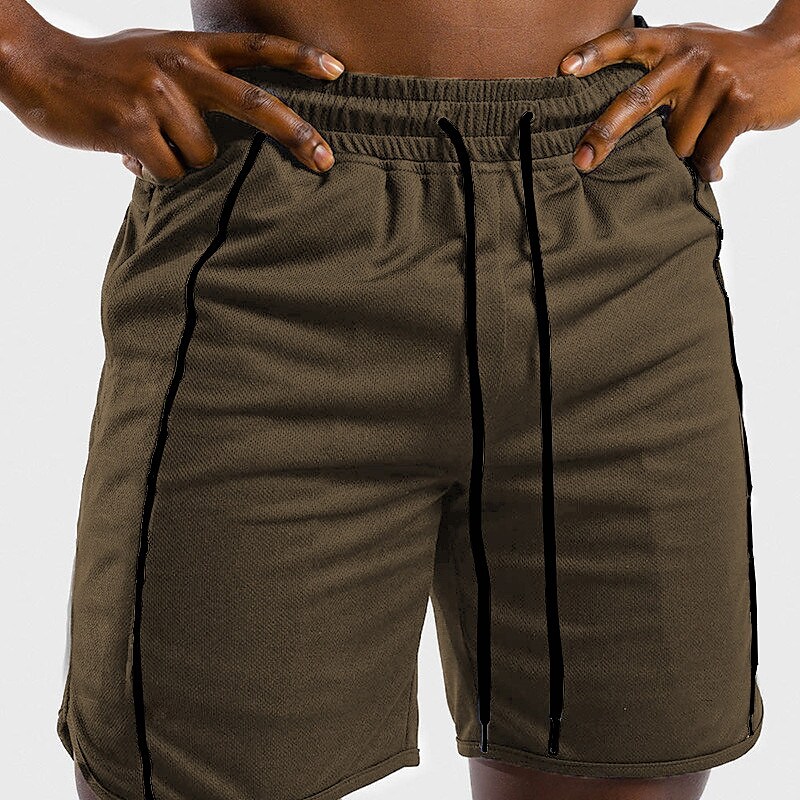 Men's Zipper Pocket Running Shorts