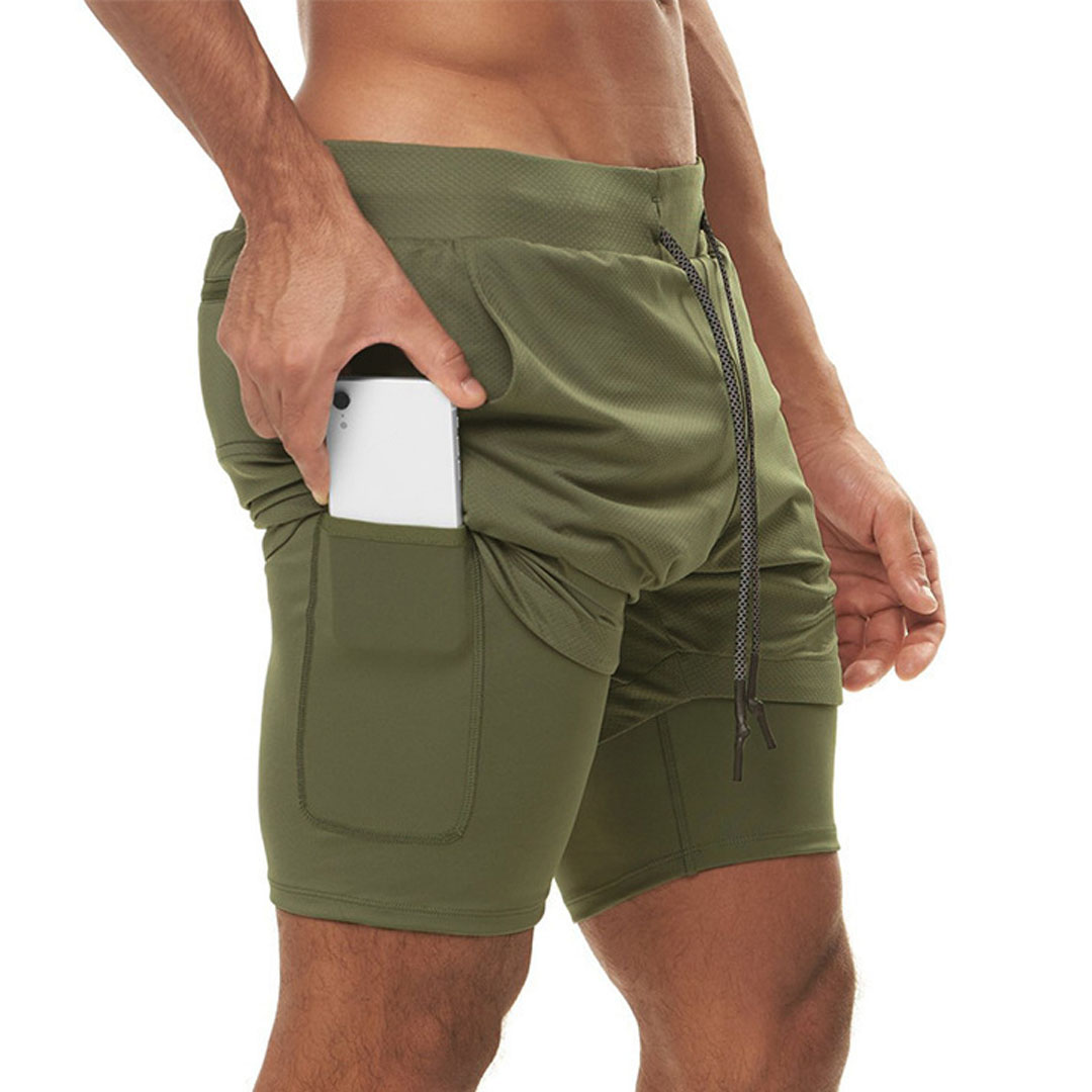 Men's Double Pocket Quick Dry Shorts