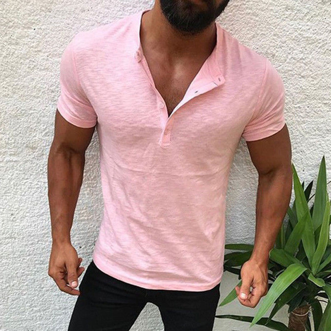 Men's Casual Buttondown Tshirt