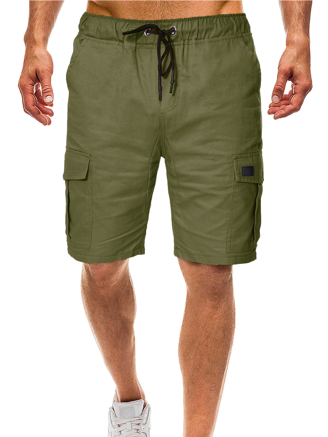 Men's Pocket Drawstring Breathable Shorts
