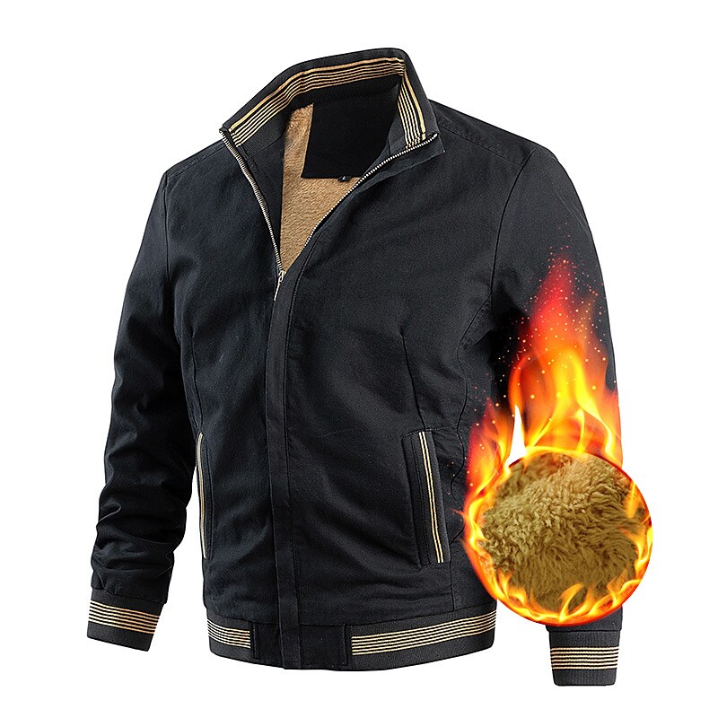Gymstugan Zipper Standing Collar Stylish Warm Ups Comfort Jacket