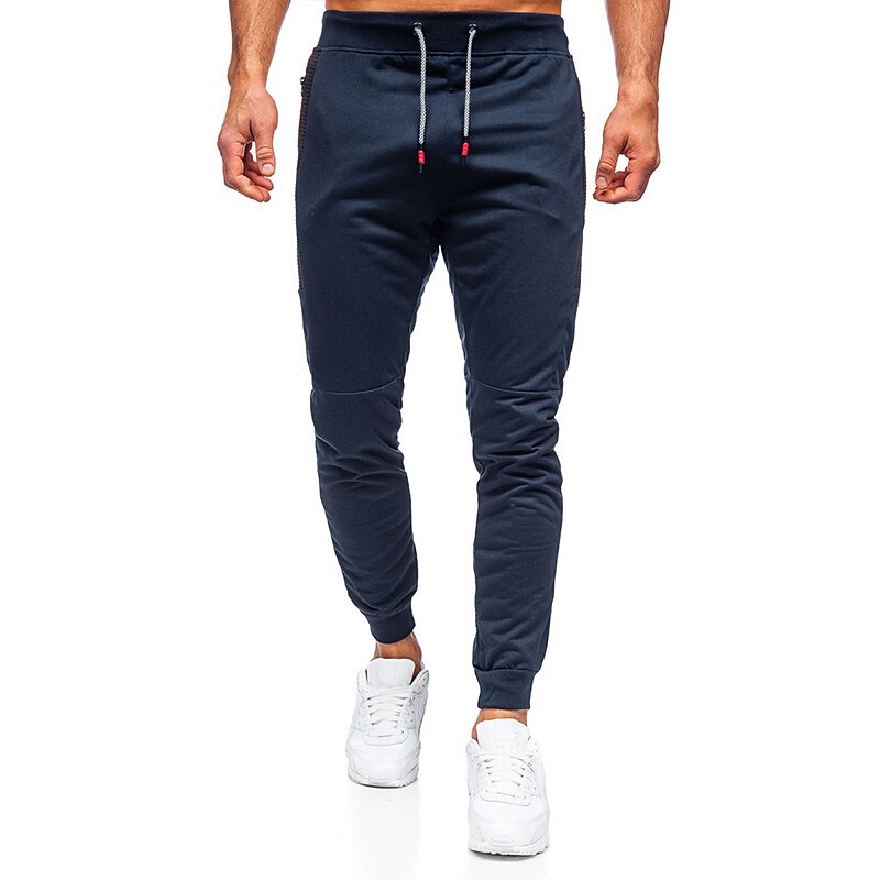 2021 autumn new european and american men's trousers straight casual pants loose large size men's trousers with feet trousers