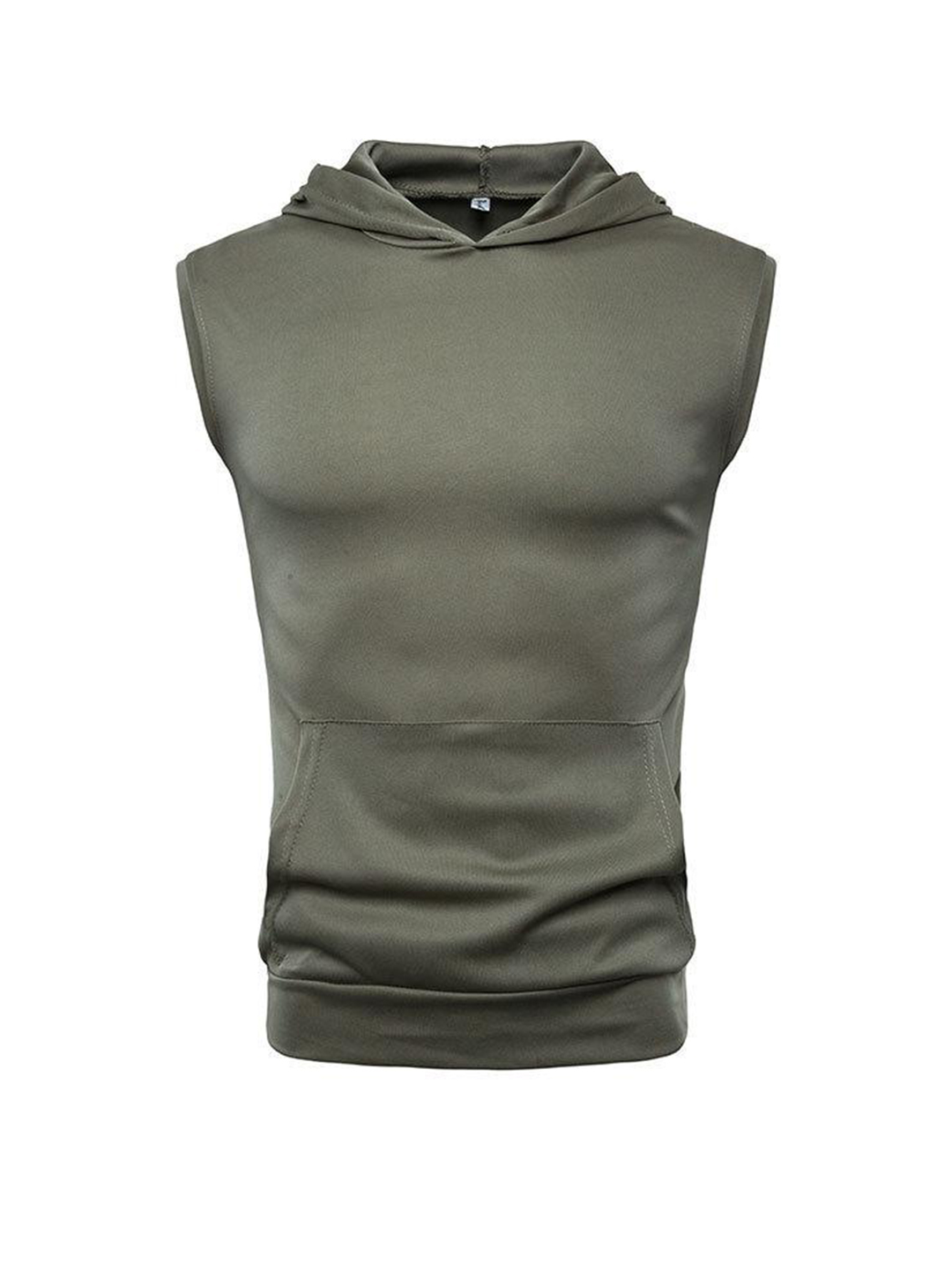 Mackey Solid Color hooded Vest