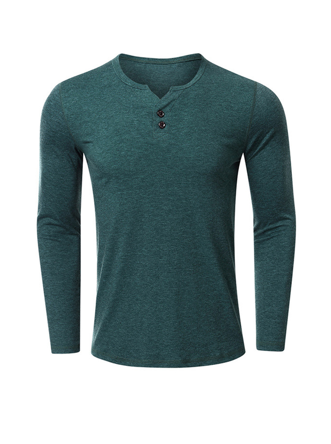 Solid Color Long Sleeve T-shirt