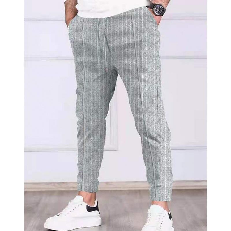 Henry 3D Striped Print Casual Jogger