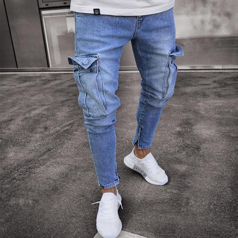 Kennedy Side Pocket Stretch Slim Fit Jeans