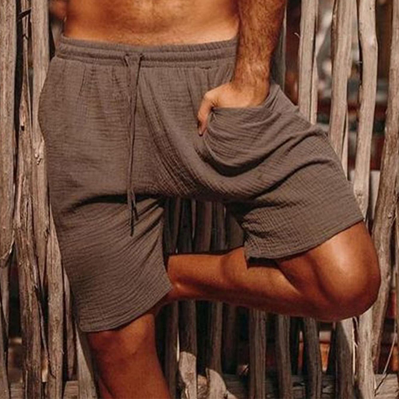 Men's Solid Color Casual Simple Holiday Shorts 