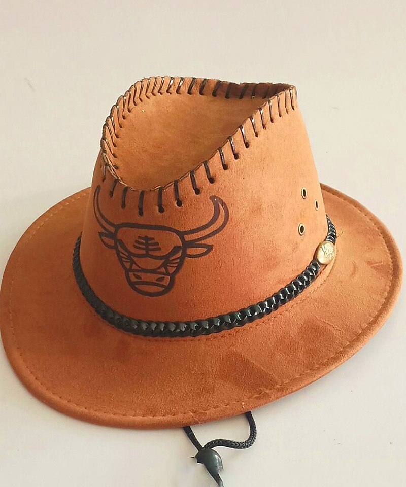 Men's Western Cowboy Beach Outdoor Vacation Plain Breathable Sun Hat