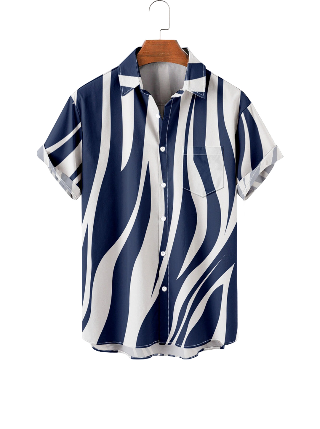 George Abstract Pattern Short Sleeve Shirt