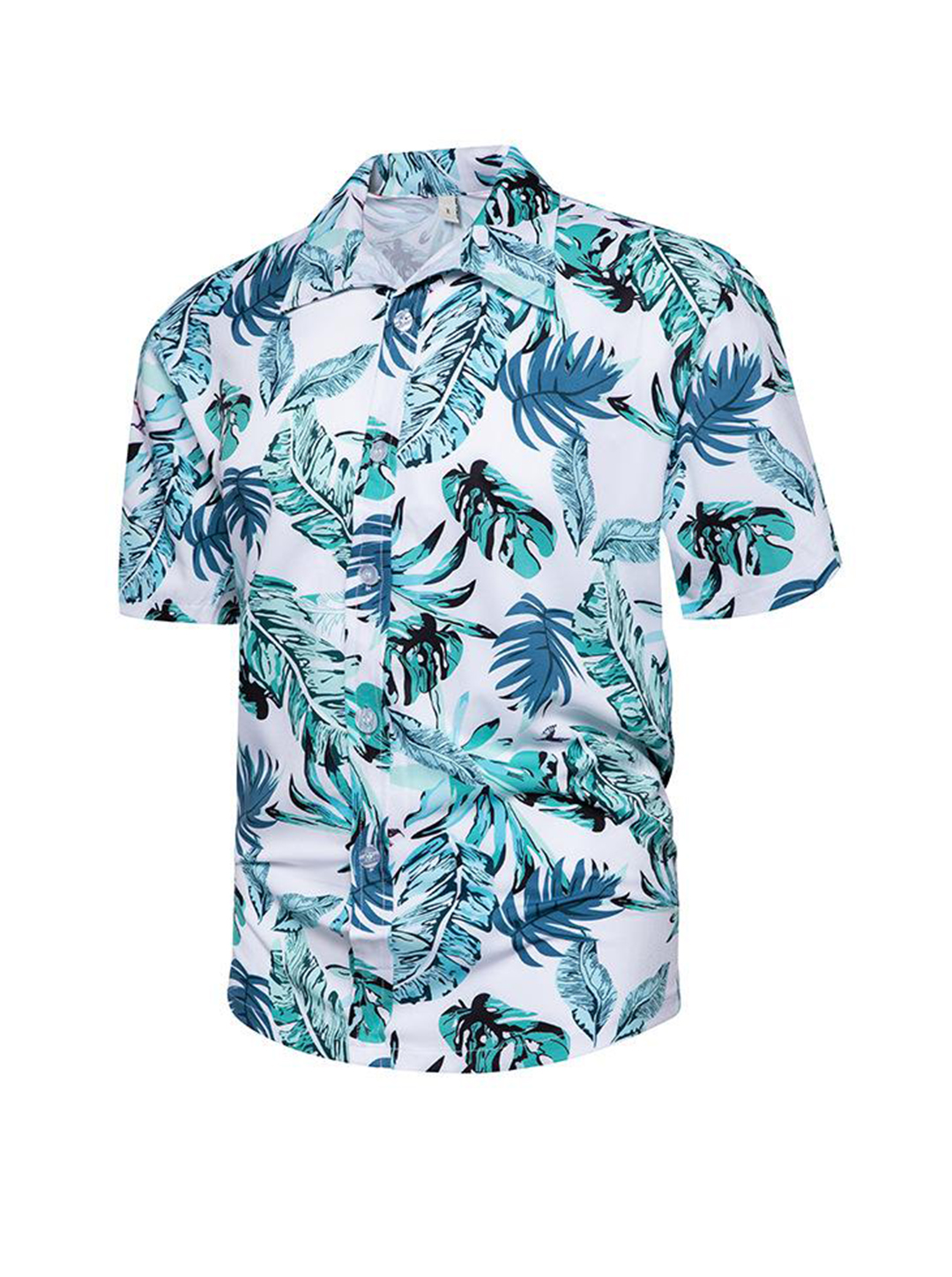 George Hawaiian Style Short-sleeved 3D print shirt