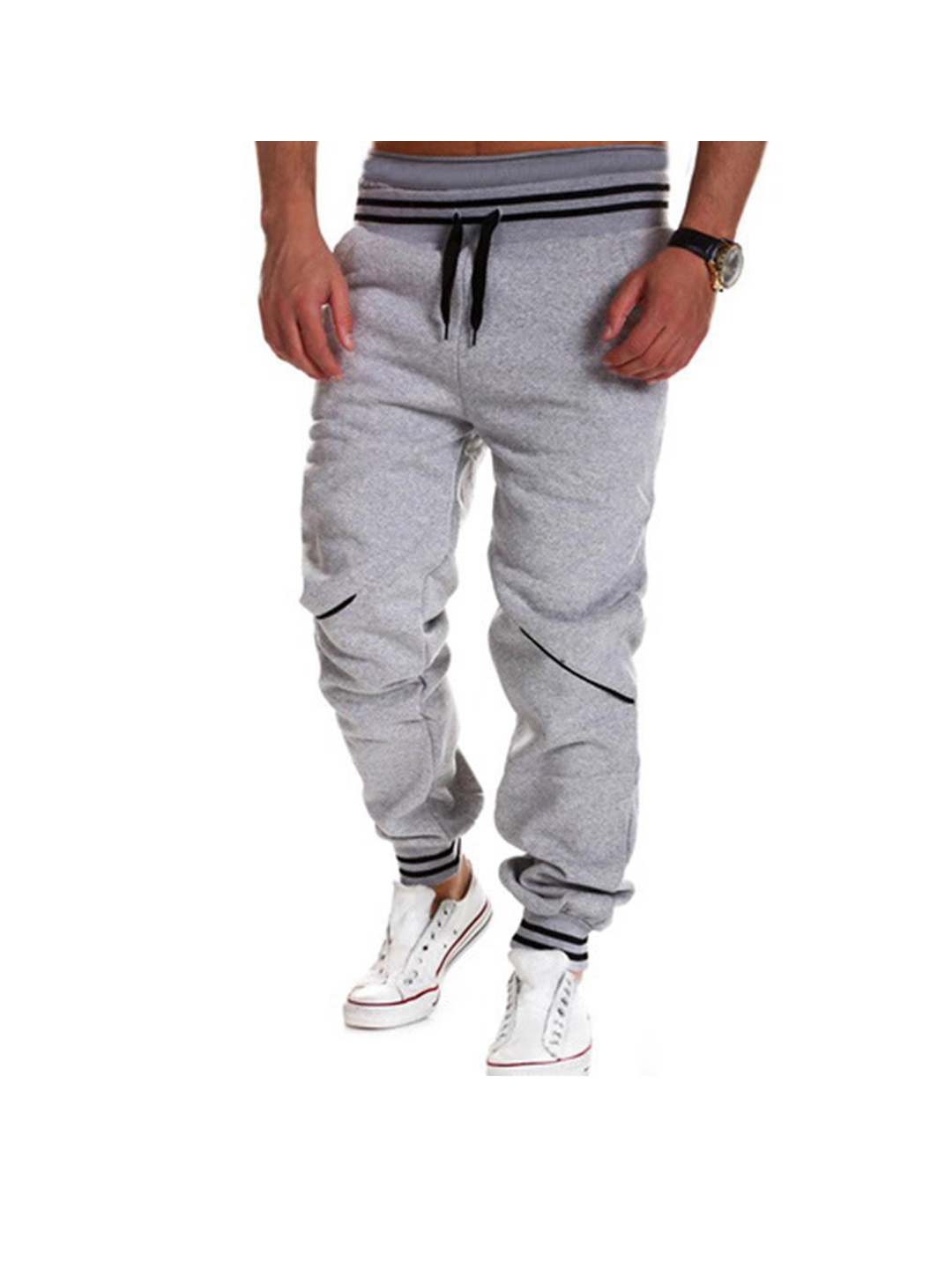 Buford Contrast Color Patchwork Sports Pants