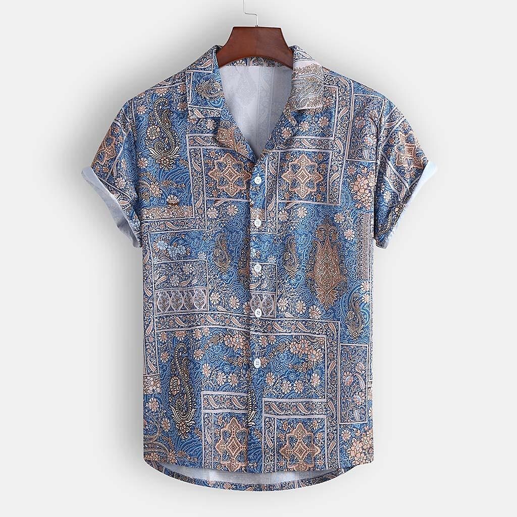 ethnic pattern shirt