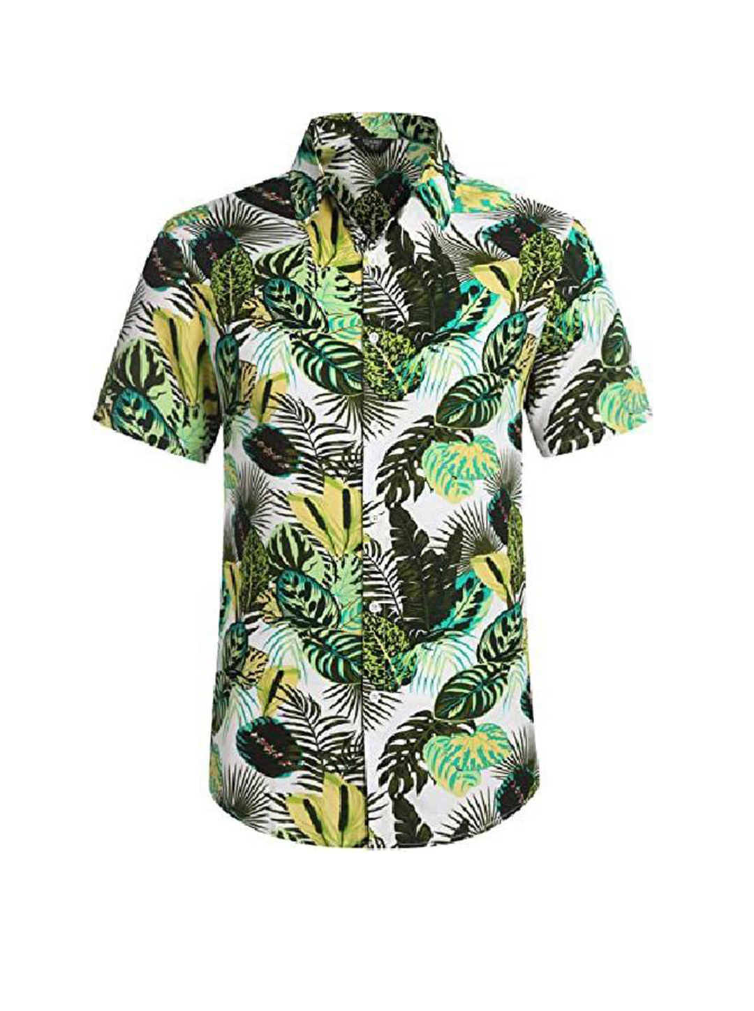 Stidham Hawaiian Style Floral Print Casual Shirt