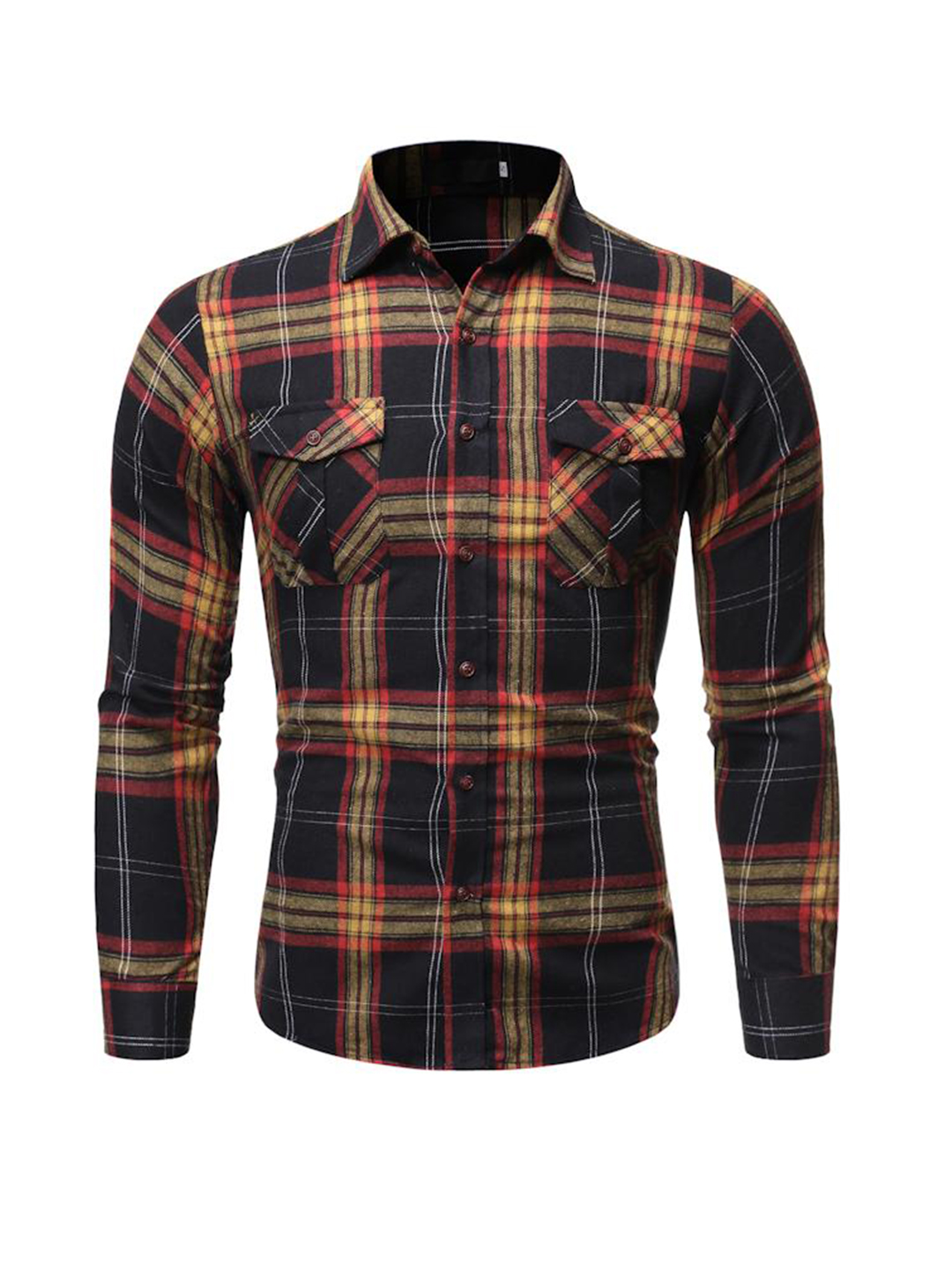 William Double Pocket Check Shirt