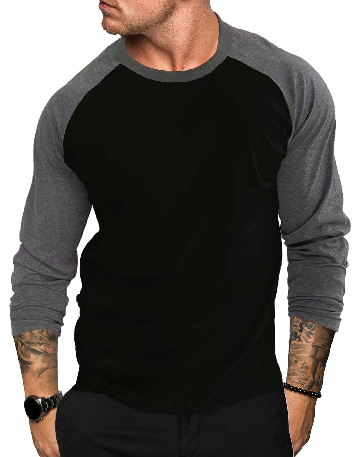 Men's Running Seamless Long Sleeve Athleisure Soft Jogging Sportswear Solid Colored Shirt