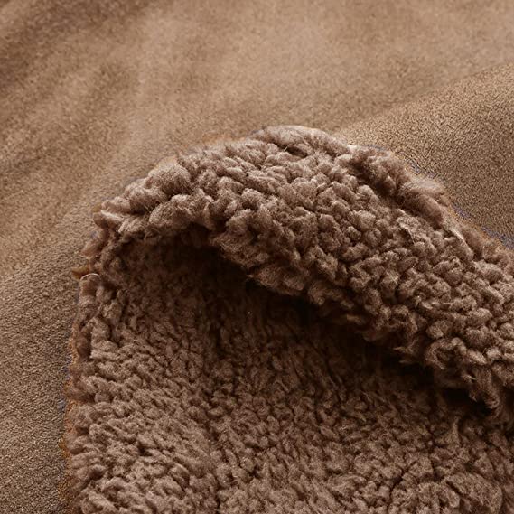 Men's Causal Cotton Warm Solid Color Vintage Long Sleeve Coat