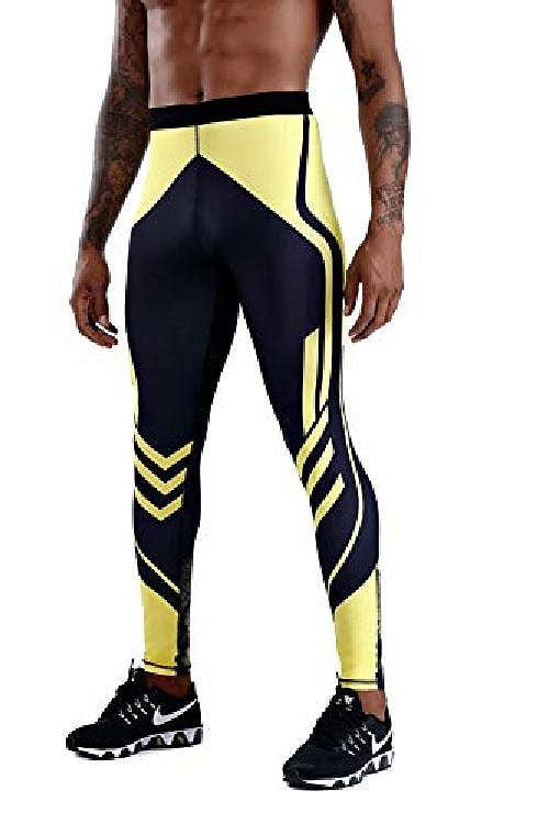 Men's Running Tight Athletic Spandex Breathable Quick Dry Sport Pant