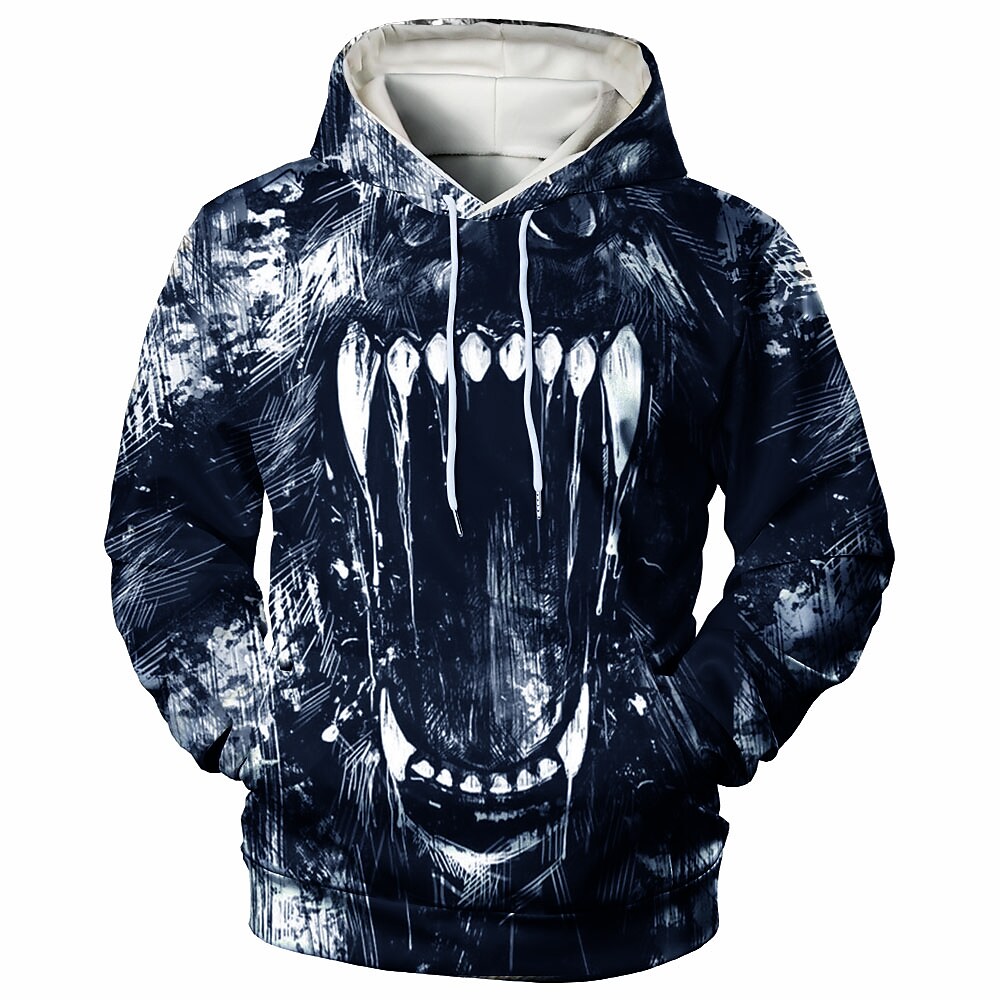 Men's Hoodie Sweatshirt Graphic Prints Casual Hoodies Streetwear 