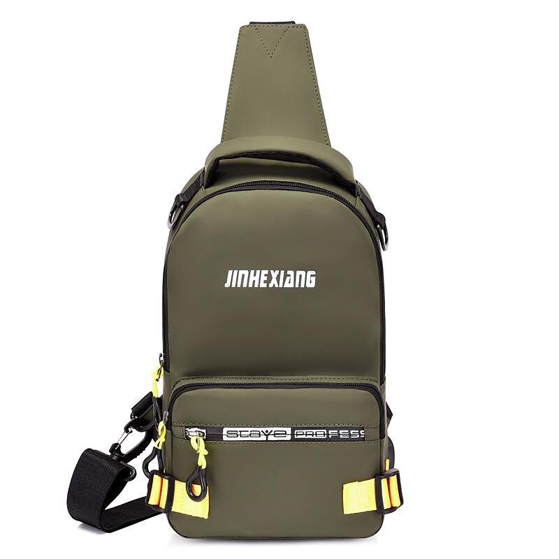 Chest Pack Men's Casual Oxford Cloth Shoulder Small Backpack