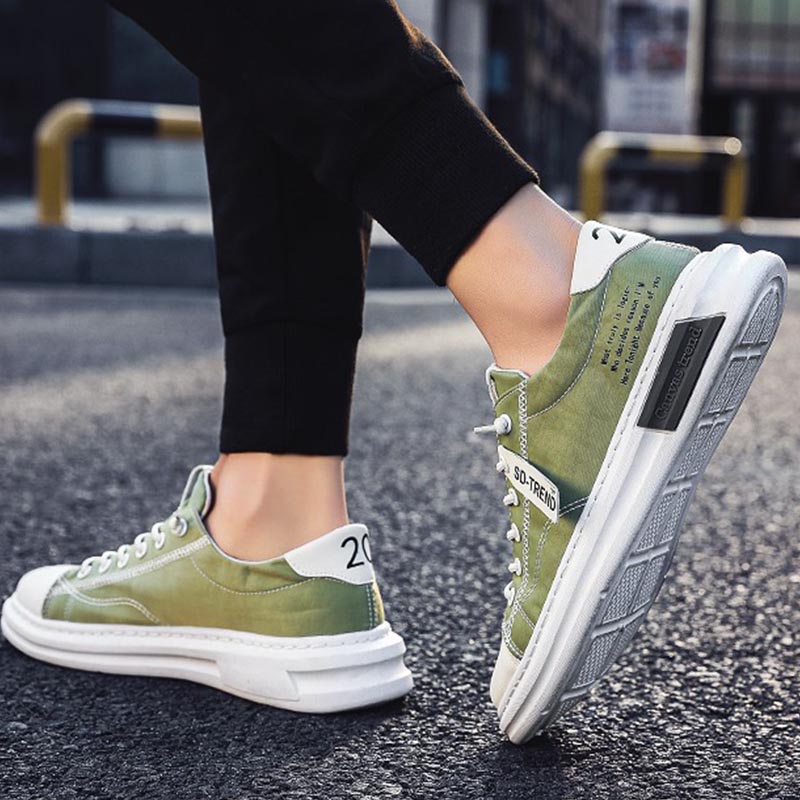 men's breathable canvas slip-on slip-on shoes