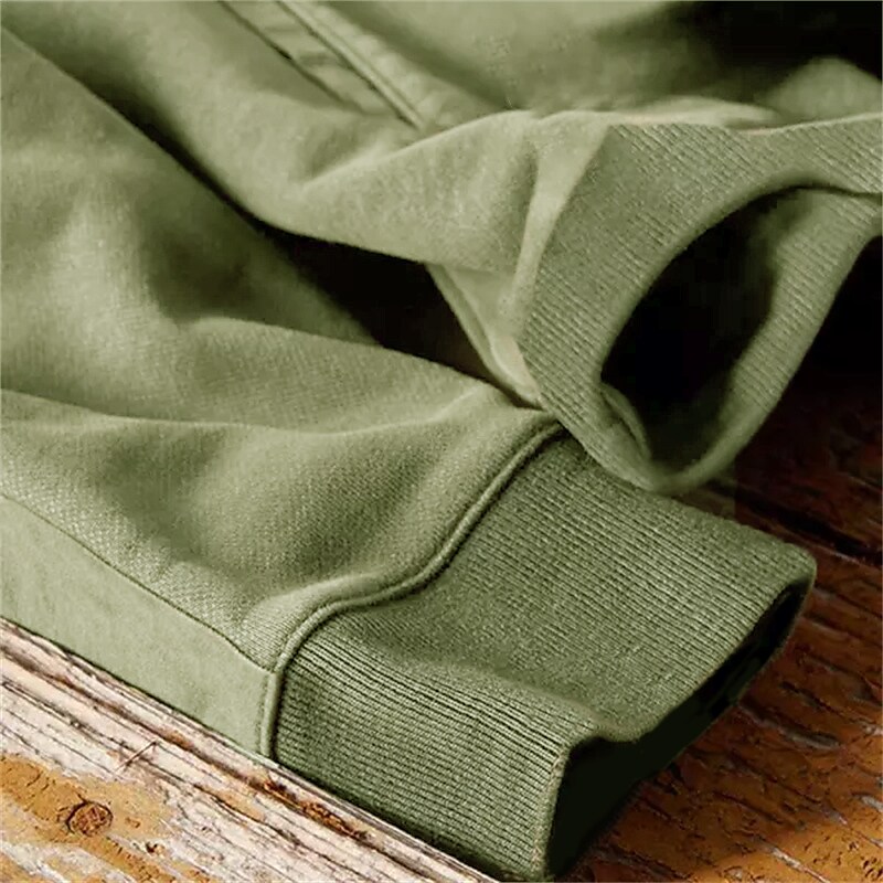 Men's  Solid Color Front Pocket Quarter Zip Daily Holiday Going out non-printing Streetwear Casual Hoodies Sweatshirts 