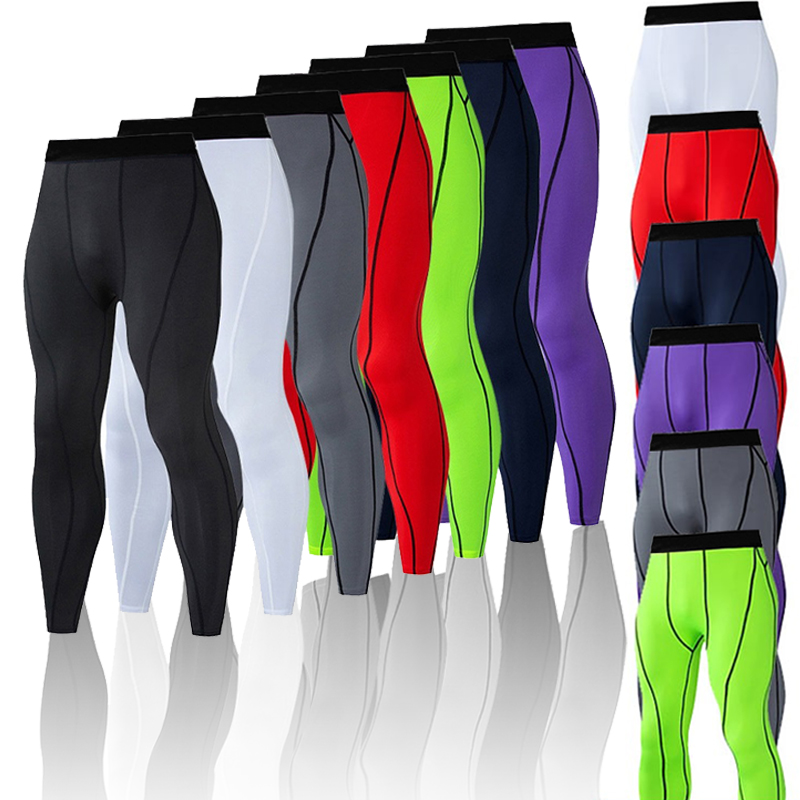 Men's Solid Color Athleisure Spandex Breathable Quick Dry Pants