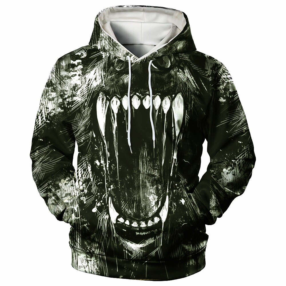 Men's Hoodie Sweatshirt Graphic Prints Casual Hoodies Streetwear 