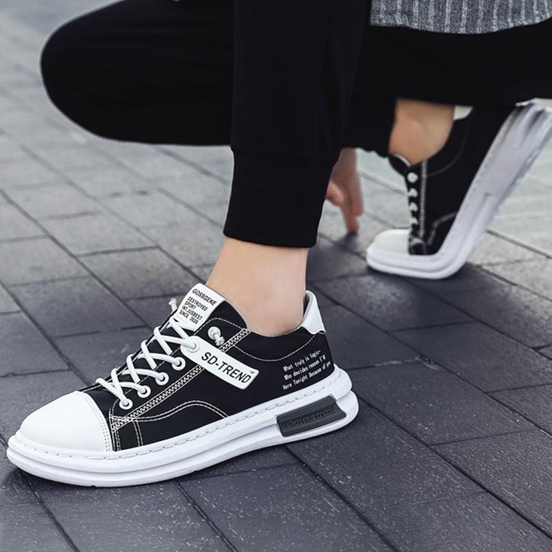 men's breathable canvas slip-on slip-on shoes