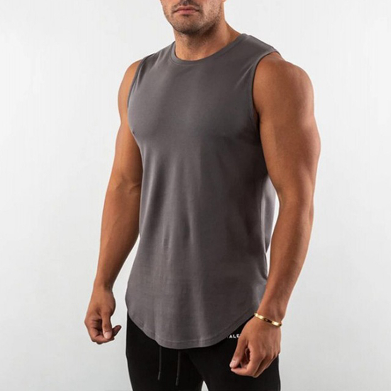Men's Tank Top Solid Colored Crew Neck  Sleeveless  Fashion Simple Comfortable