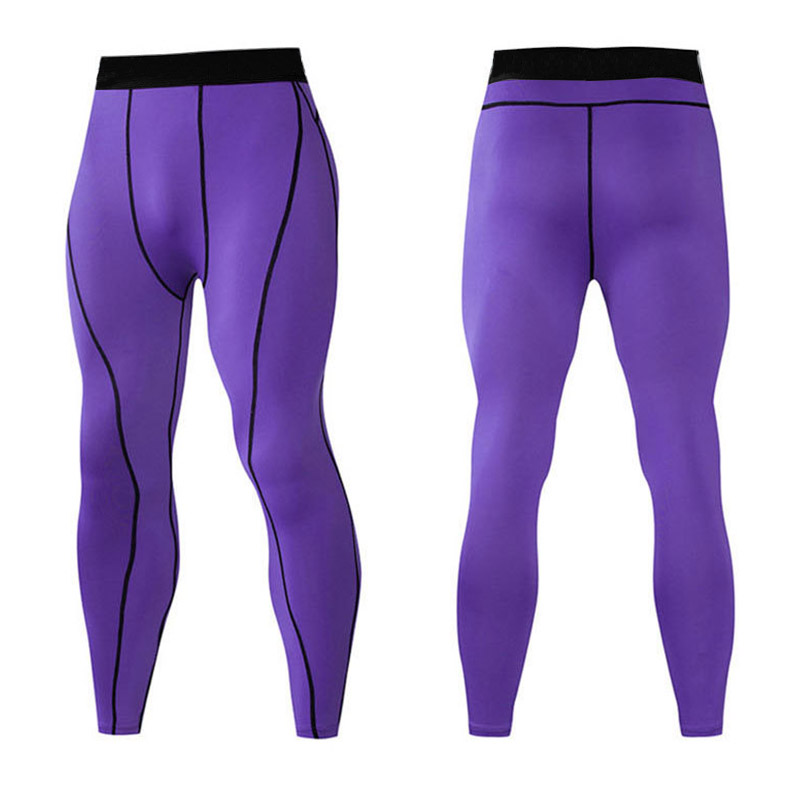 Men's Solid Color Athleisure Spandex Breathable Quick Dry Pants