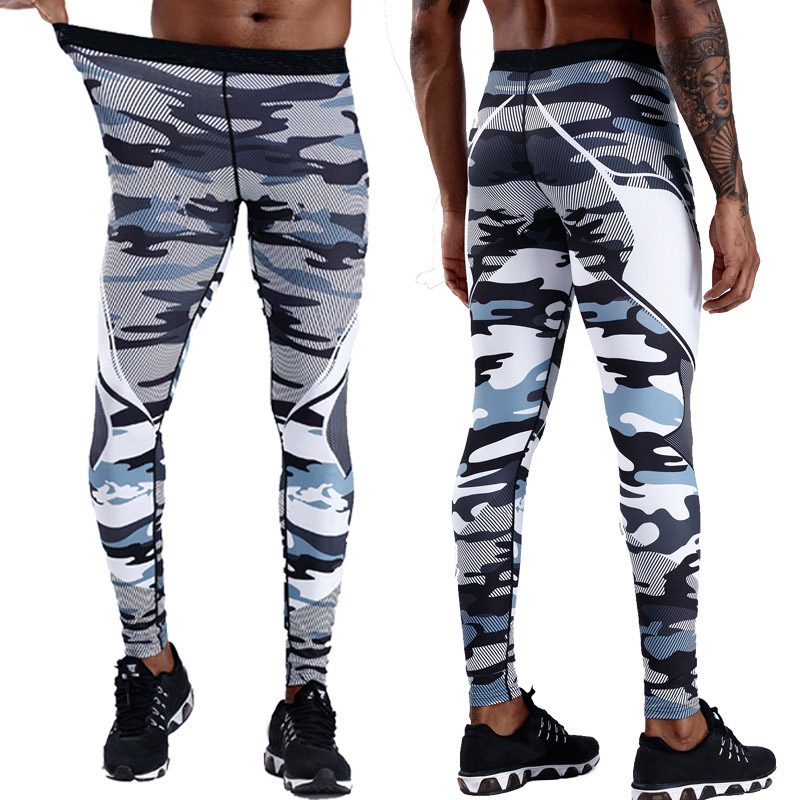 Men's Running Tight Athletic Spandex Breathable Quick Dry Sport Pant