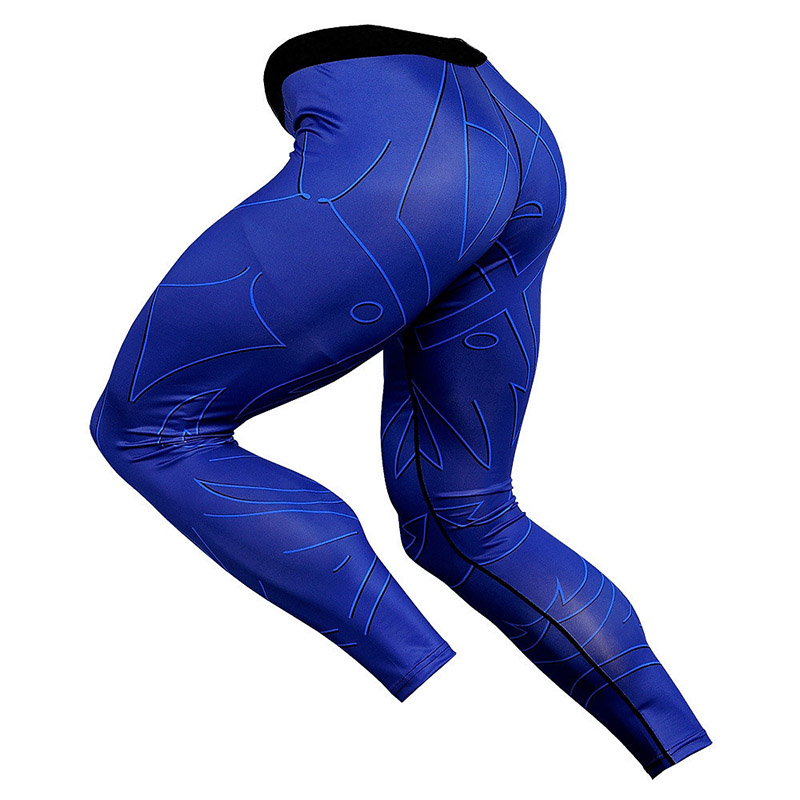 Men's Running Tight Athletic Spandex Breathable Quick Dry Sport Pant