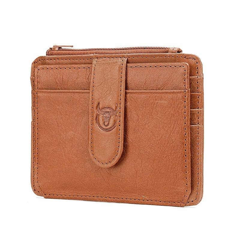 men's bi-fold leahter wallet cowhide men's multi-card card holder business bank credit card case leather driver's license card holder