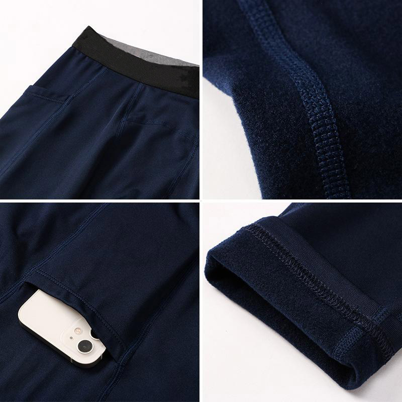 Men's Solid Color Running with Phone Pocket Breathable Sport Pant