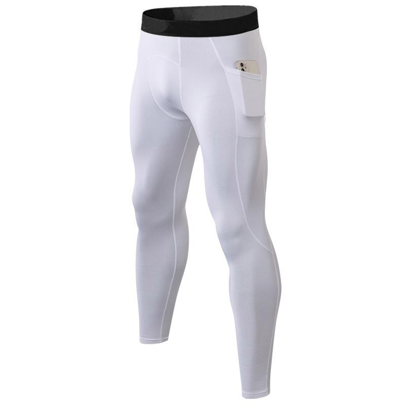 Men's Solid Color Running with Phone Pocket Breathable Sport Pant