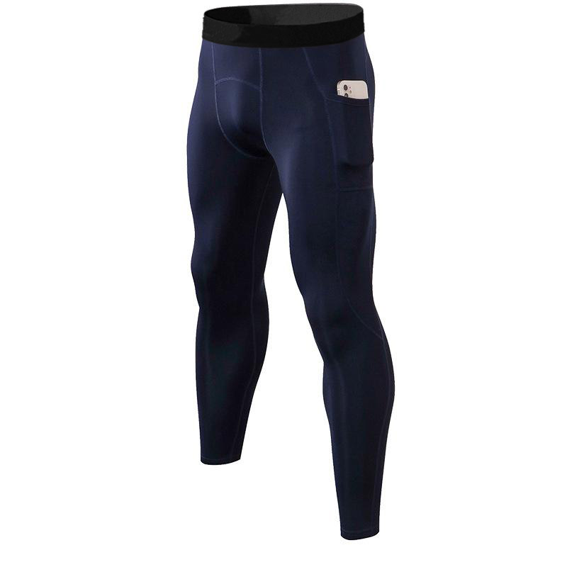 Men's Solid Color Running with Phone Pocket Breathable Sport Pant