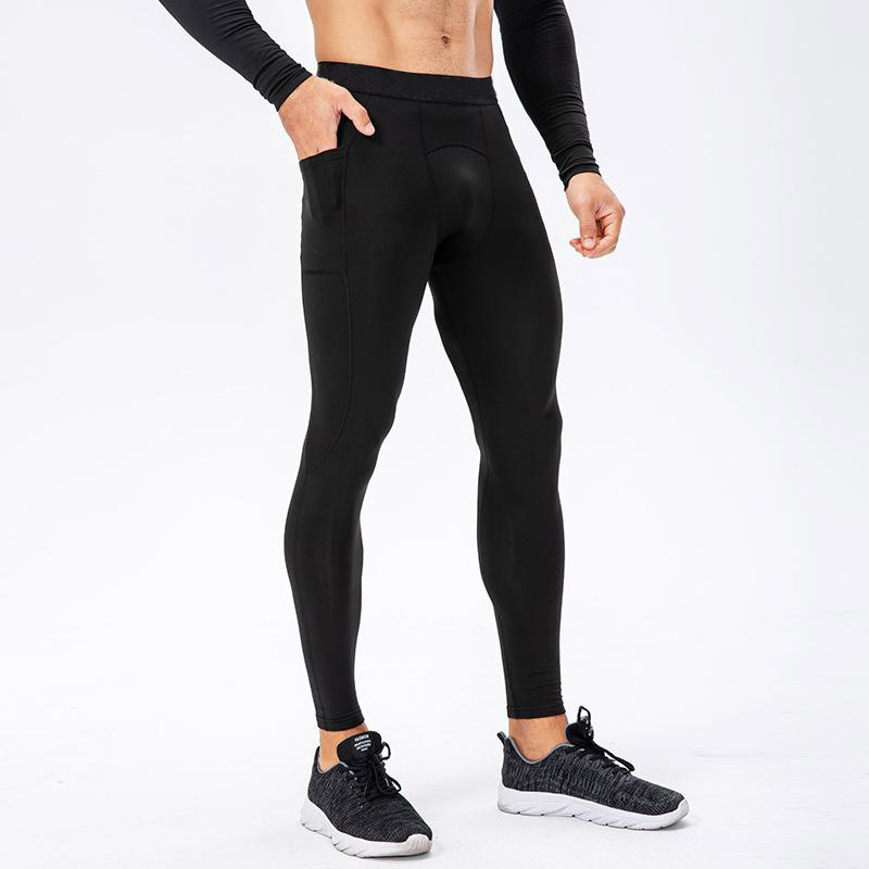 Men's Solid Color Running with Phone Pocket Breathable Sport Pant