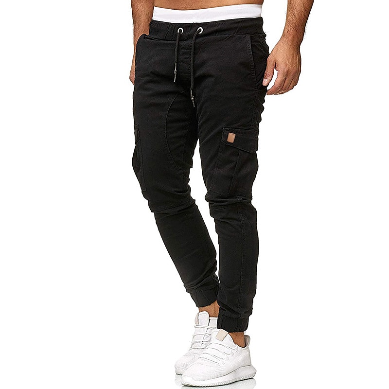 Men's Casual Trousers Solid Color Pants