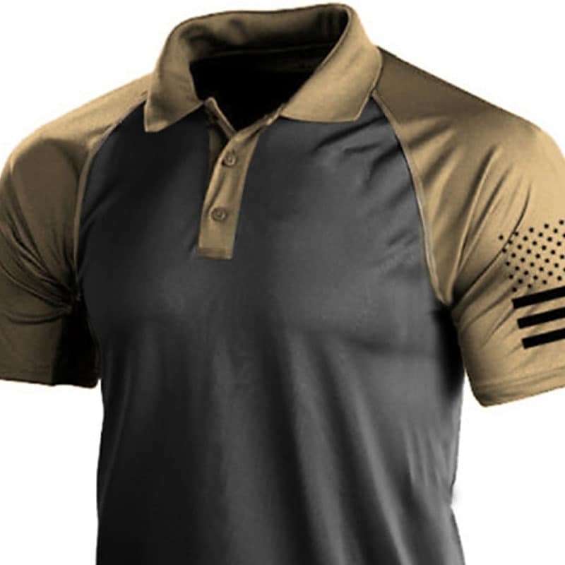 Men's Golf Shirt 3D Print Turndown Street Short Sleeve Tops