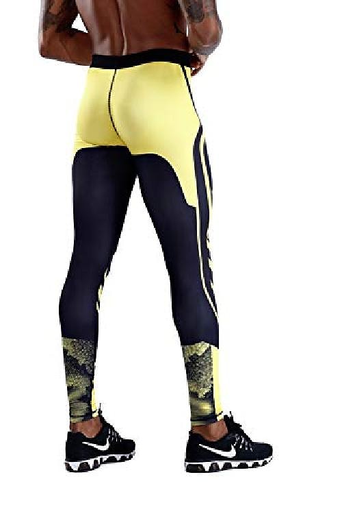 Men's Running Tight Athletic Spandex Breathable Quick Dry Sport Pant