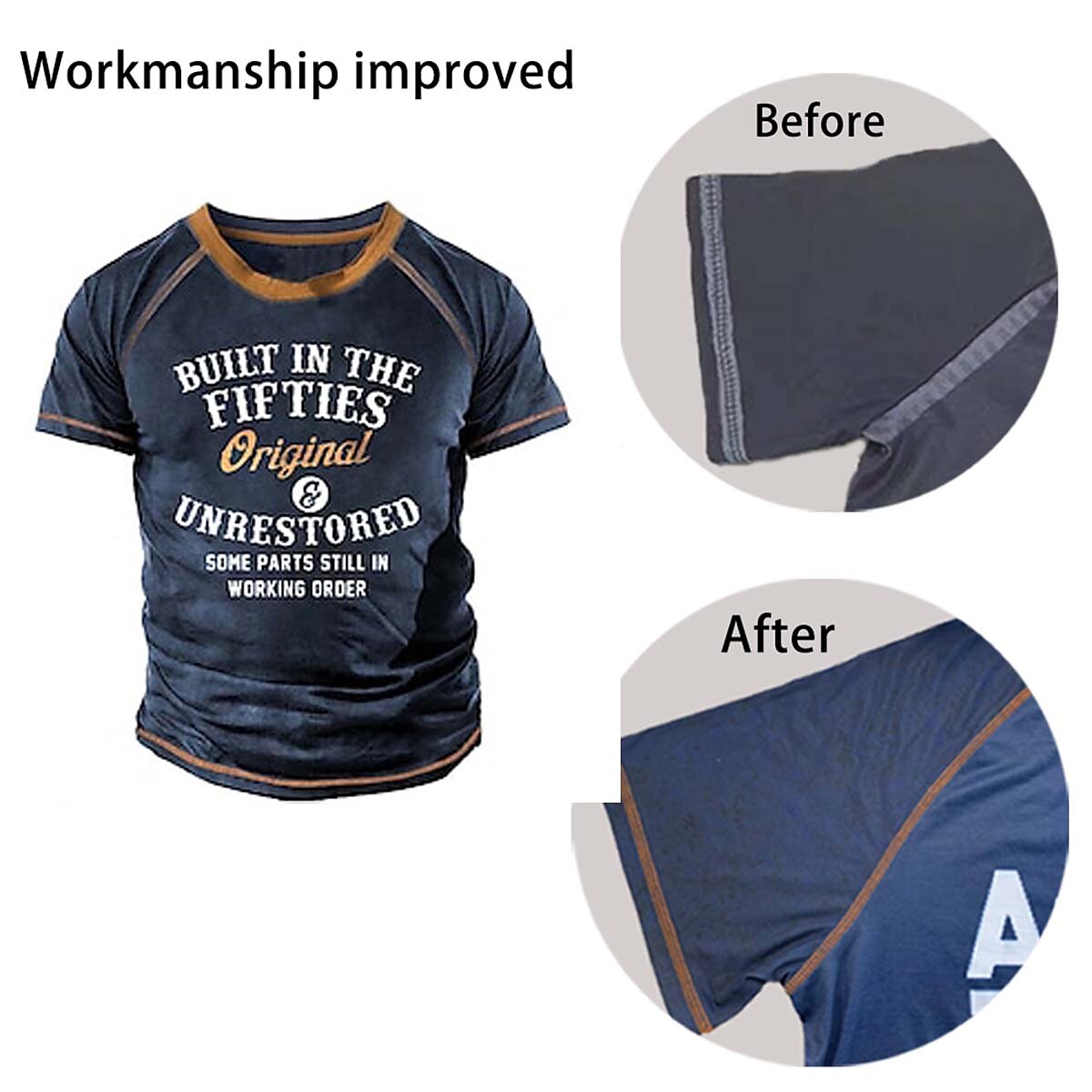 Men's 3D Print Graphic Patterned Letter Crew Neck Short Sleeve Tops