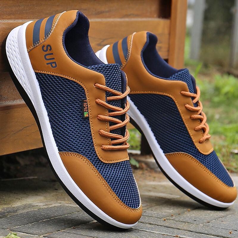 2021 new summer men's shoes deodorant sneakers men's casual breathable shoes men's summer mesh shoes running shoes