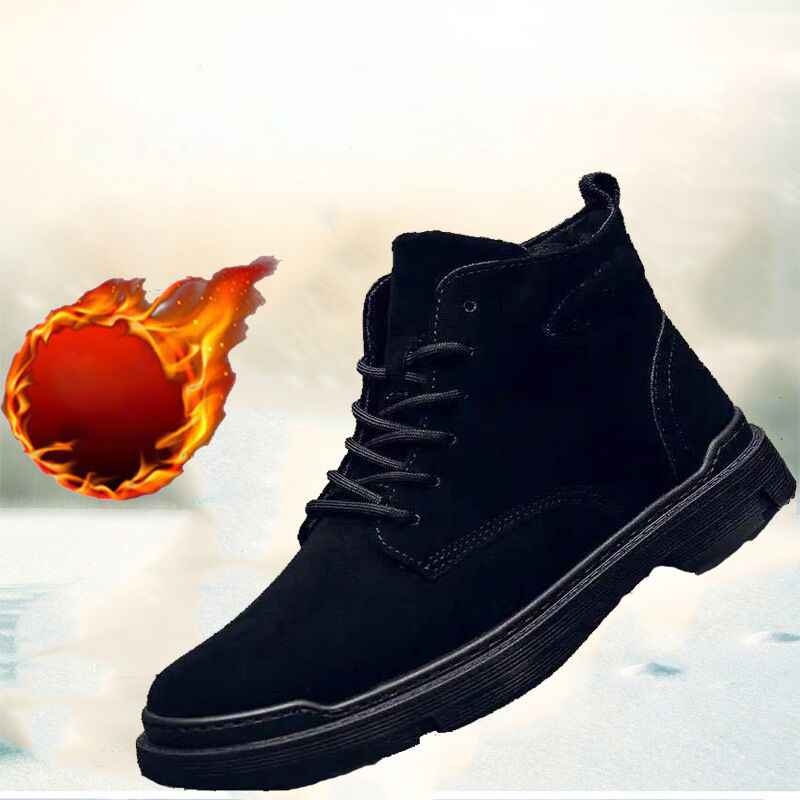 new men's shoes autumn tooling boots korean high-top martin boots fashion breathable all-match men's trendy boots