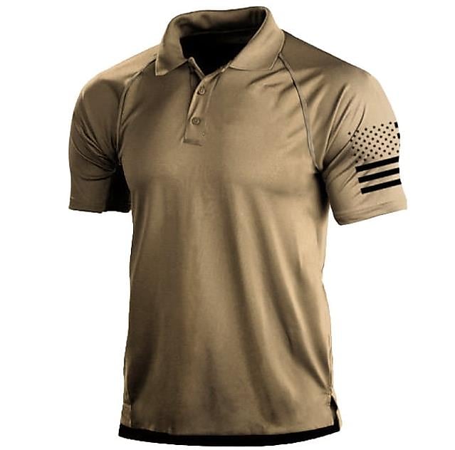Men's Golf Shirt 3D Print Turndown Street Short Sleeve Tops