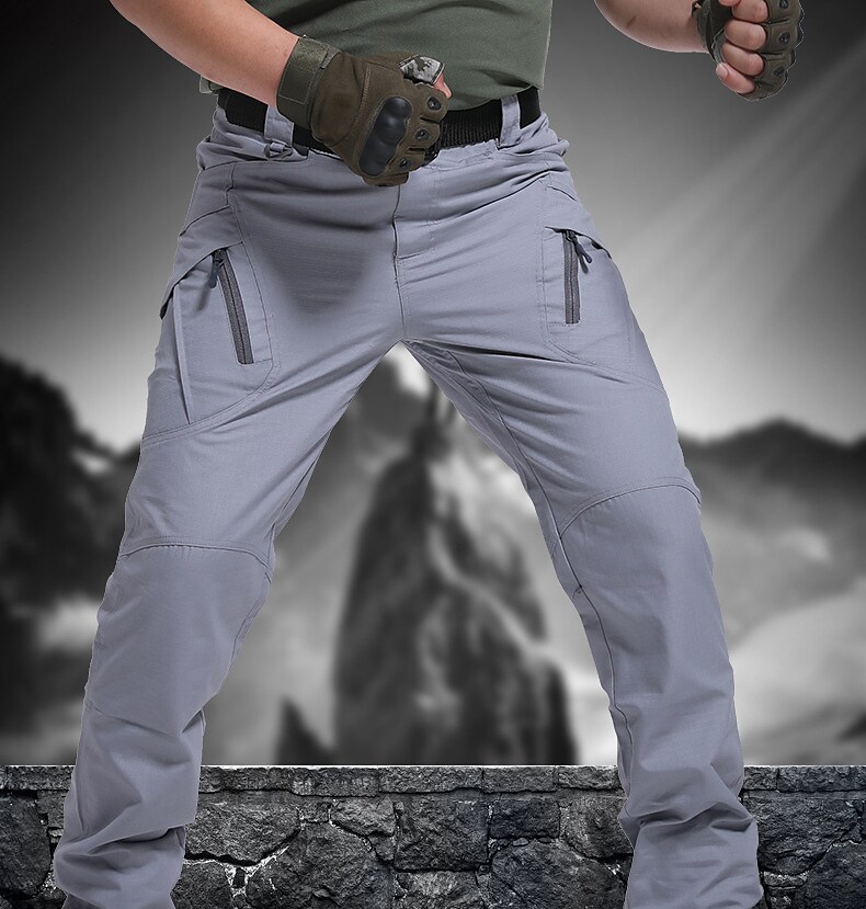 Men's Cargo Pants Work Pants Tactical Pants Military Summer Outdoor Ripstop Windproof Breathable Quick Dry Bottoms 9 Pockets 