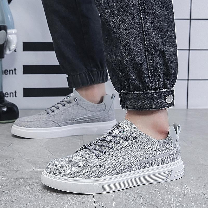 men's shoes 2022 new summer breathable linen shoes trendy all-match shoes men's canvas shoes thin casual sneakers