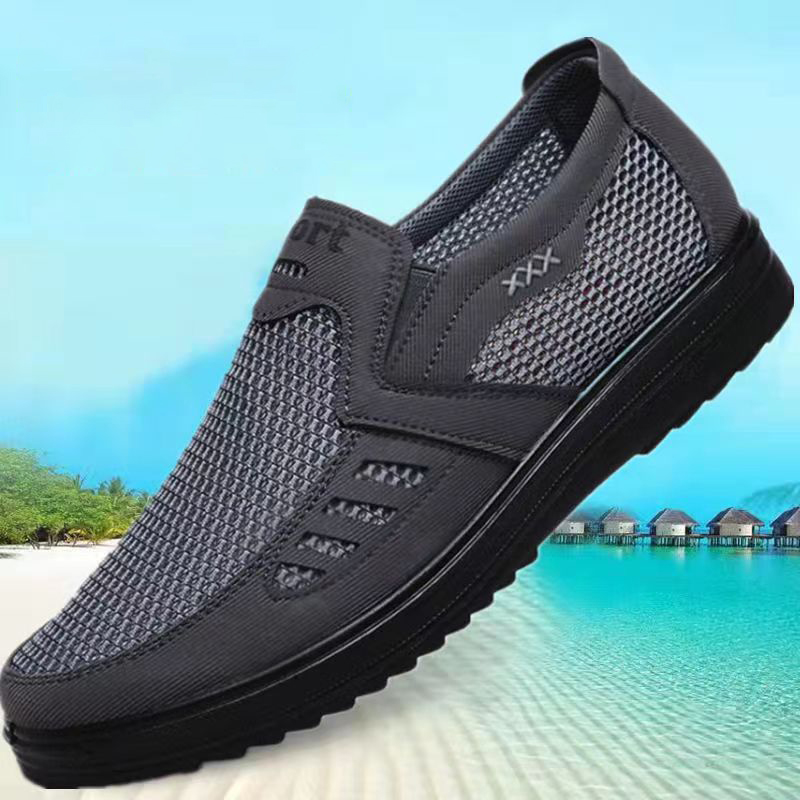 men's breathable soft bottom non-slip cloth shoes